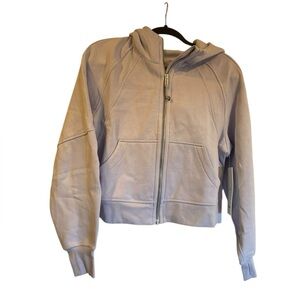 NWT Lululemon scuba oversized full zip SERENE BLUE Size XS/S